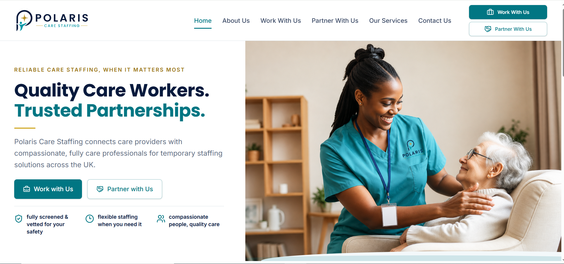 Polaris Care Staffing — project cover